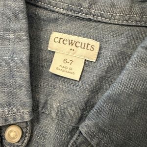 Crewcuts chambray button down